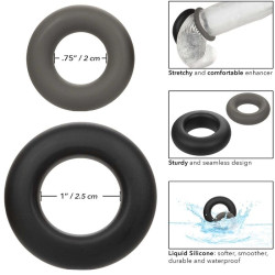 Calexotics - Alpha Prolong Lot De 2 Bague Gris